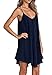 LILBETTER Women's Summer Spaghetti Strap Sundress Sleeveless Beach Slip Dress
