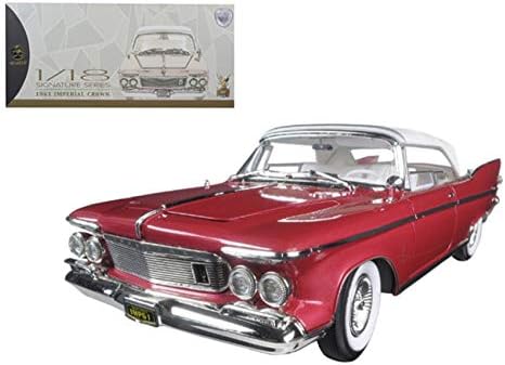 1961 Chrysler Imperial Crown Plum 1 18 Diecast Model Car By Road Signature Amazon De Elektronik Foto
