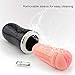 Vibrating Male Masturbator Cup Masturbation Sex Toys with Powerful Vibration for Intense Stimulation, PALOQUETH Realistic Male Sleeve Stroker with Innovative Squeezable Panels for Customized Play