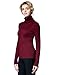 ninovino Women's Turtleneck Ribbed Long Sleeve Sweater Pullover Tops