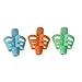 huanban072 3Pcs Two-finger Pencil Grips Silicone Baby Pencil Holder Handwriting Learn Writing Training Grip Holder Pen Tools Writing Pen