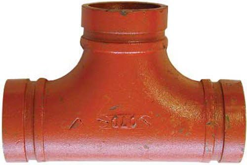 Shurjoint 71205G-G # 7120 Ductile Iron Tee, Galvanized, 5"