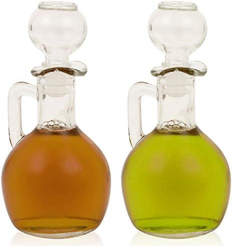 Panorama Store Set Of Oil & Vinegar Glass Decanter 160Ml Condiment