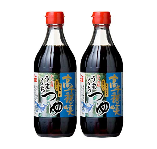 ヤマエ食品工業 高千穂峡 つゆ うまくち/めんつゆ 500ml×2本