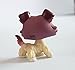 new brand Littlest Pet Shop LPS #1262 2 Different Color Eyes Toys Plum Cream Collie Dog