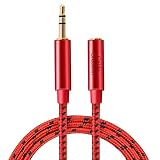 3.5mm Audio Extension Cable, CableCreation 3.5mm Male to Female Headphone Extension Cable, 3.5mm Extension Cable 10FT with Silver-Plating Copper, 3M