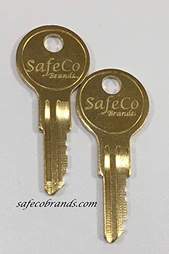 SafeCo Brands Replacement 1347 Fire Alarm Keys 2- Keys (1347 Silent Knight)