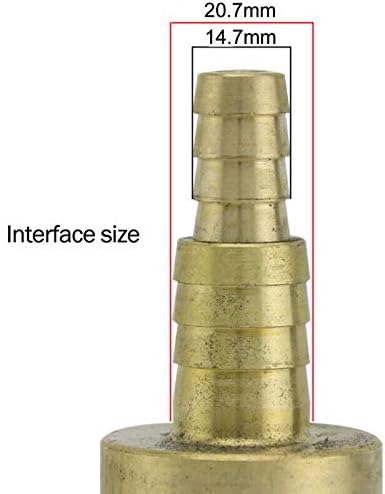 Suction Hose Filter Brass Water Pump Strainer with 3/4" 1/2" Hose Tail Fit for Pressure Washer (Pack of 1) - Image 4