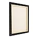 U.S. Art Supply 16x20 inch Black Canvases for Painting, 4 Pack Bulk Stretched Artist Canvas Professional Primed - Ideal for Arts & Crafts, Heavy-Weight Gesso - Acrylic Pouring, Oil Paint