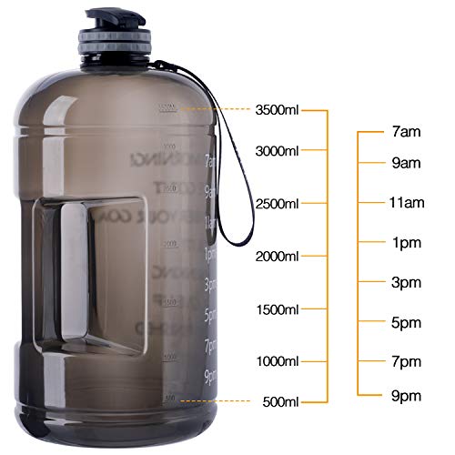 Gallon Water Bottle Portable Water Jug Fitness Sports Daily Water
