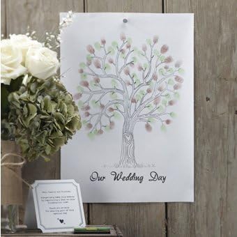 Ginger Ray Arbre De Mariage Affiche Representant Un Arbre Sur