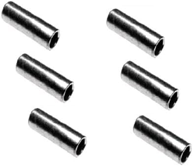 Set of 6 Hi-Temp Application Steel Spanner Bushing for 3/8" Axles 1/2" OD x 3/8" ID x 1-7/8" Long
