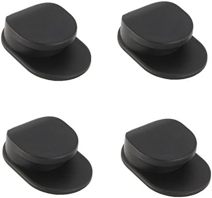 Myogots 4 Piece Set Replacement Ring Hook Mount Accessories for Universal Cellphone Finger Ring Holder Grip Stand - Black