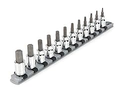 TEKTON 3/8 Inch Drive Torx Bit Socket Set, 12-Piece