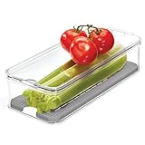 iDesign Crisp Produce Plastic Refrigerator and