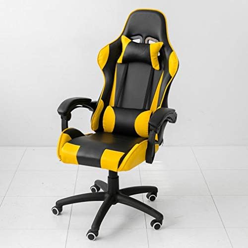 YGQNH Chair Ergonomic Office Recliner Chair For PC With Massage Lumbar Support, Racing Style Armchair PU Leather E-sport Gamer Chairs