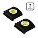 VONOTO [2 PCS] Camera Flashlight Hot Shoe hotshoe Cover with Bubble Spirit Level for Canon Nikon Panasonic Fujifilm Olympus Pentax Sigma DSLR/SLR/Evil Camera