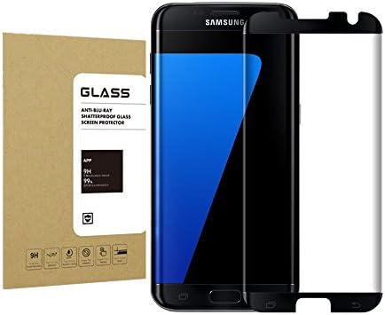 For Galaxy S7 Edge Tempered GlassScreen Protector, Undada [Case Friendly] [Bubble Free]Anti-scratches,9H Hardness, Ultra HD Screen Protector for Samsung Galaxy S7 EDGE Black
