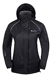 Mountain Warehouse Pakka Womens Rain Proof Waterproof Jacket Black 8