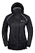 Mountain Warehouse Pakka Womens Rain Proof Waterproof Jacket Black 10