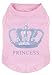 EXPAWLORER Princess Fashion Pet T-Shirt Small Dog Cat Vest Clothes Puppy Costumes for Chihuahua Yorkshire Terrier Pink M