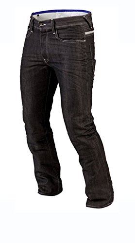 Juicy Trerdz Denim Motorbike Sports Jeans Aramid Protection Lining Black W36-L32