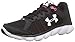 Under Armour Women's Micro G Assert 6 Running Shoe, Black (001)/Harmony Red, 8