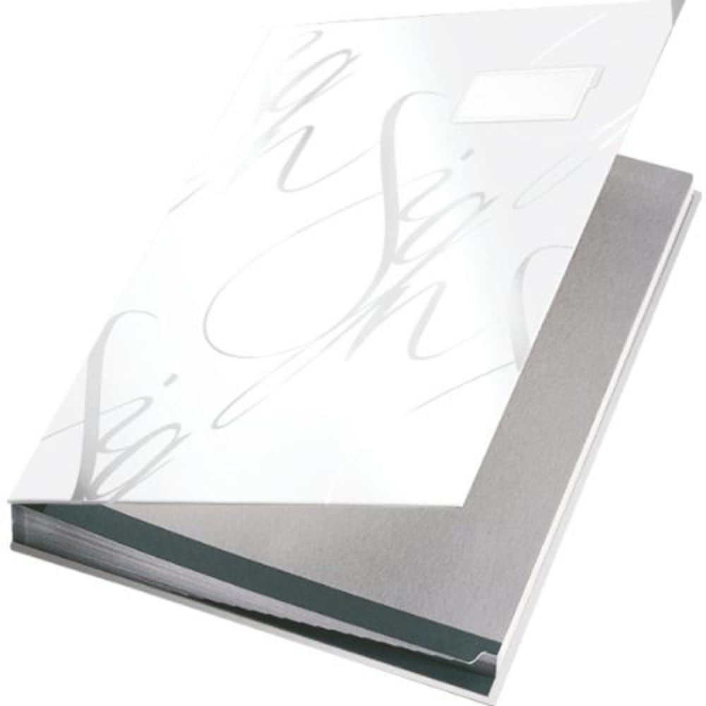 Leitz Design Signature Book with 18 Card Dividers, A4, White, 57450001