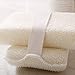 Deconovo Natural Loofah Exfoliating Bath Sponge Durable Body Wash Exfoliation Deep Cleansing Shower Scrubber for Men and Women, White, 2 Pcs