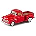 1/32 Scale 1955 Chevy Stepside Pick-up Truck Metal Diecast Model Collection Pull Back Action Kinsmart Red