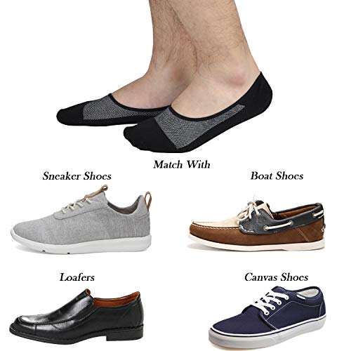 image for Jormatt 6 Pairs Mens Women Genuine No Show Socks Boys Sneaker Shoes Me