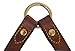 Soft Touch Collars - Leather Braided Coupler Dog Leash for Two Dogs, Brown - Walk 2 Dogs with only 1 Lead - 18 Inches Long x 3/4 inch Wide