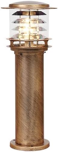 ZHFF wasserdichte Rasenlaternen im Freien Aluminium-Druckguss Bronze