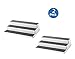 Copco 2555-0188 Non-Skid 3-Tier Cabinet Organizer, 15-Inch (Plastic, Set of 2)