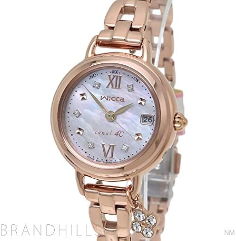 Amazon Co Jp シチズン 腕時計 レディース ウィッカ ソーラーテック電波 ブレスライン カナル4 コラボ Ss シェル文字盤 Kl0 561 13 ホビー