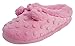 Beyond Girls Faux Crochet Wool Speckled Clog Slipper With Faux Fleece Lining