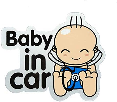 Baby in Car Waving Baby on Board Safety Sign Cute Car Decal/Vinyl Sticker (1pcs(Stethoscope))