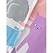 ABADAY Multicolor Cartoon Cat Print Short Sleeve Longline Shirt
