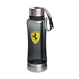 Ferrari Black Race Waterbottle with Italian Flag Strap