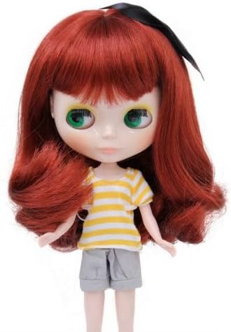 Wigs2dolls.com Blythe Accessory Doll Wig Hair Style 9.5-11Inch (25-28cm) Japan Original B-142 Rusty Red