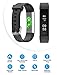 LETSCOM Fitness Tracker, Heart Rate Monitor, Pedometer Workout Tracker Smart Watch, Sleep Monitor, Step Counter, Calorie Counter, Distance Counter, IP67 Waterproof, Fitness Tracker for Kids Women Men