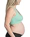 Kindred Bravely French Terry Racerback Busty Nursing Sleep Bra for E, F, G, H, I Cup | Maternity Bra for Breastfeeding (Mint, XX-Large-Busty)