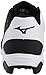 Mizuno Men's 9-Spike Advanced Franchise 9 Molded Baseball Cleat-Low Shoe, Black/White, 12 D US