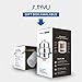 JUNYU 8-Stage High Output Shower Filter, 2 Replaceable Filter Cartridges - Removes Chlorine and Flouride and Harmful Substances From Your Water. Free Teflon Tape Provided - Chrome