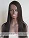 Chantiche Silk Top Yaki Straight Right Deep Invisible Parting Lace Front Wigs For Black Women Natural Looking Glueless Brazilian Remy Human Hair Lace Wig 16 Inch #1B
