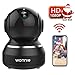 WONNIE Wireless IP Camera 1080P, WiFi Home Surveillance Security Camera for Baby/Elder/Pet/Nanny Monitor, Pan/Tilt, Two-Way Audio & Night Vision(Black)