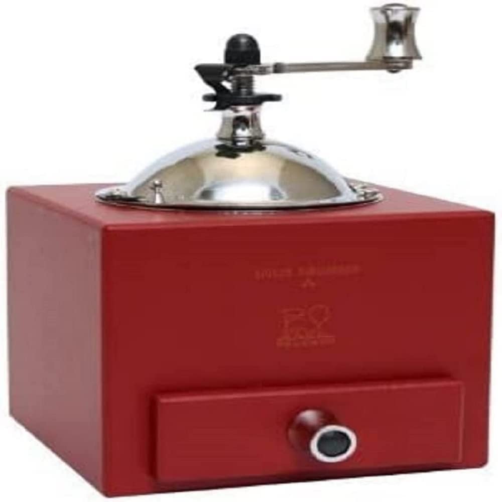 Peugeot 25946 Oliver Roellinger Pepper Mill, Wood, Chilli, 9.5x11x13.5 cm, Red
