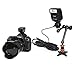 Movo Photo FC100C 33-foot (10m) Heavy-Duty E-TTL Off-Camera Flash Shoe Cord for Canon EOS 600EX-RT, 430EX, 320EX, 270EX, 90EX, MT-24EX, etc (OC-E3 Replacement) + Bonus Neat Strap