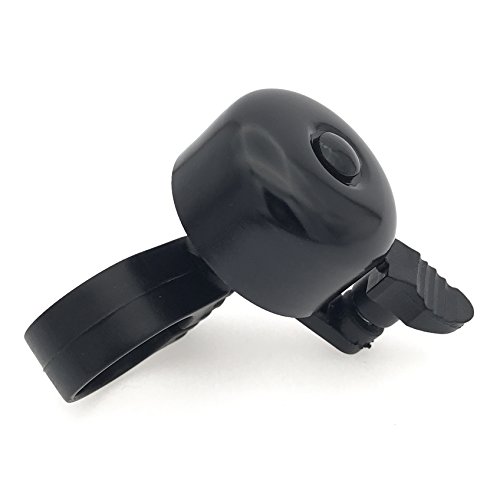 Bike Bell Aluminum Alloy Bicycle Bell(21.7 - 24mm) Loud Sound Handlebar Safety Horn Bike Ring For Cycling Bicycle Horn Mountain Bike Road Bike Black