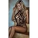Sumen Women Lace Lingerie Nightwear Underwear G-String Babydoll Sleepwear Bodysuit (S, Black)